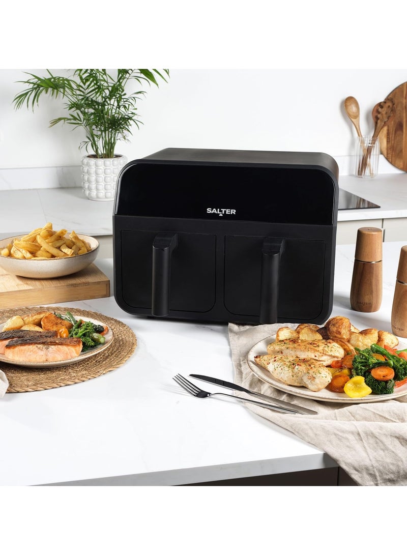 Salter Dual Air Fryer  7.4L Capacity, 2400W