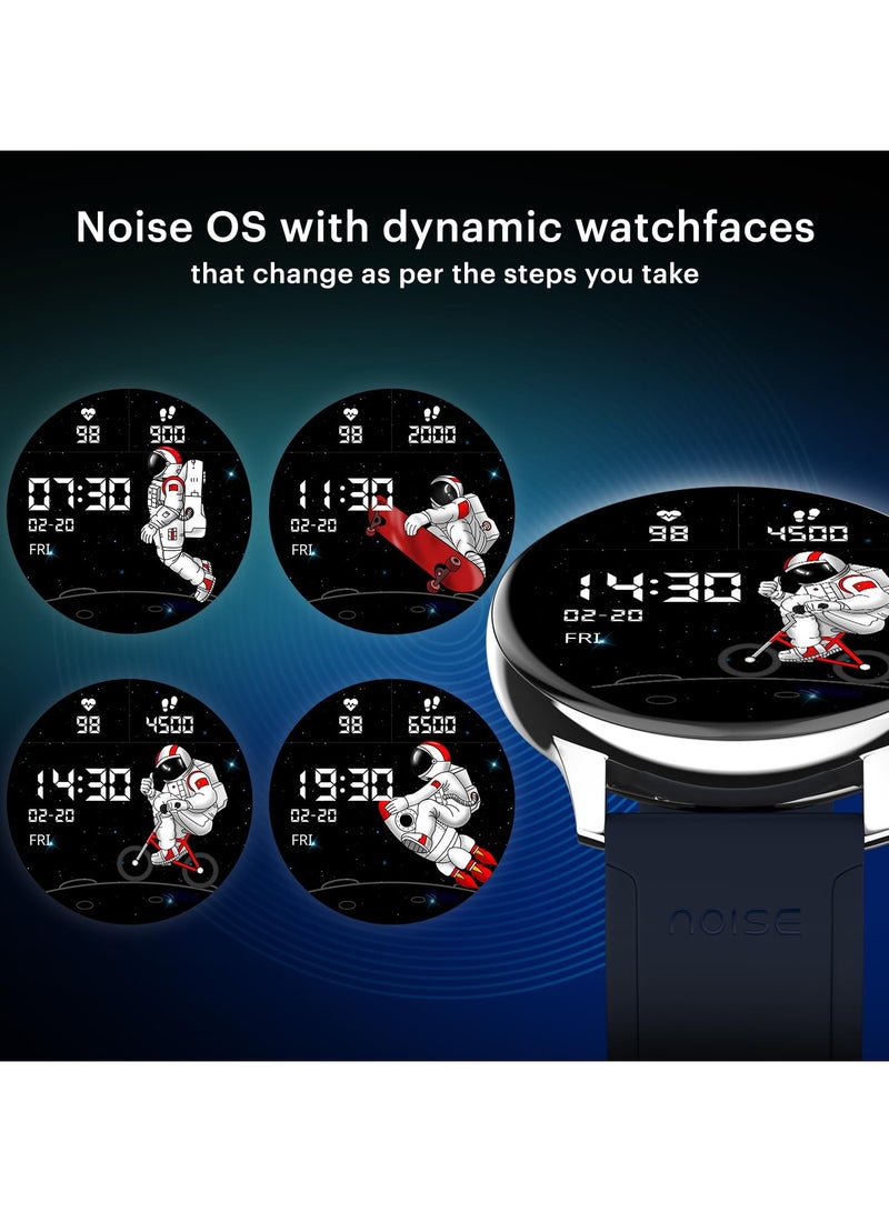 Noise Newly Launched Vortex Plus 1.46” AMOLED Display, AoD, BT Calling, Sleek Metal Finish, 7 Days Battery Life, All New OS with 100+ Watch Faces & Health Suite (Classic Grey)