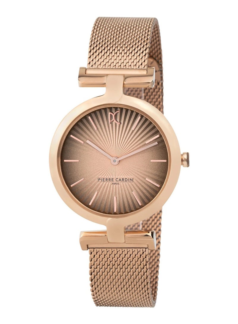 Pierre Cardin Stainless Steel Analog Women's Watch With Rose Gold CMD.3509