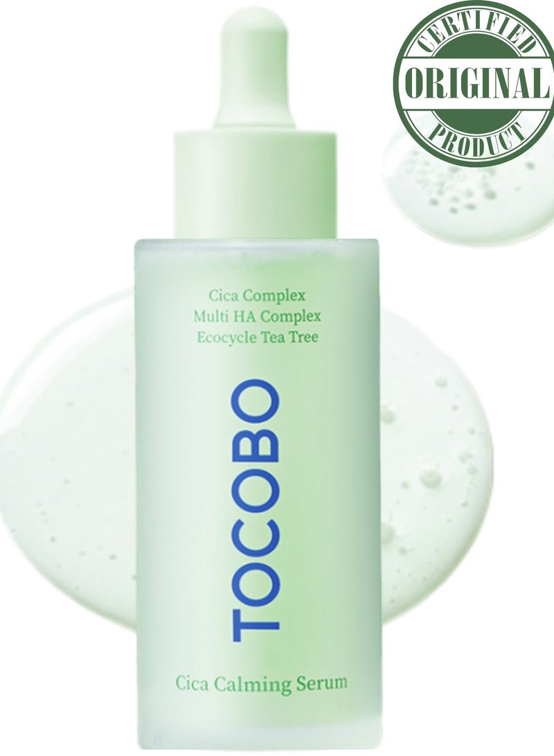 Tocobo Cica Calming Serum with Tea Tree 50ml | Soothing, Hydrating, and Anti-Inflammatory Serum for Sensitive Skin