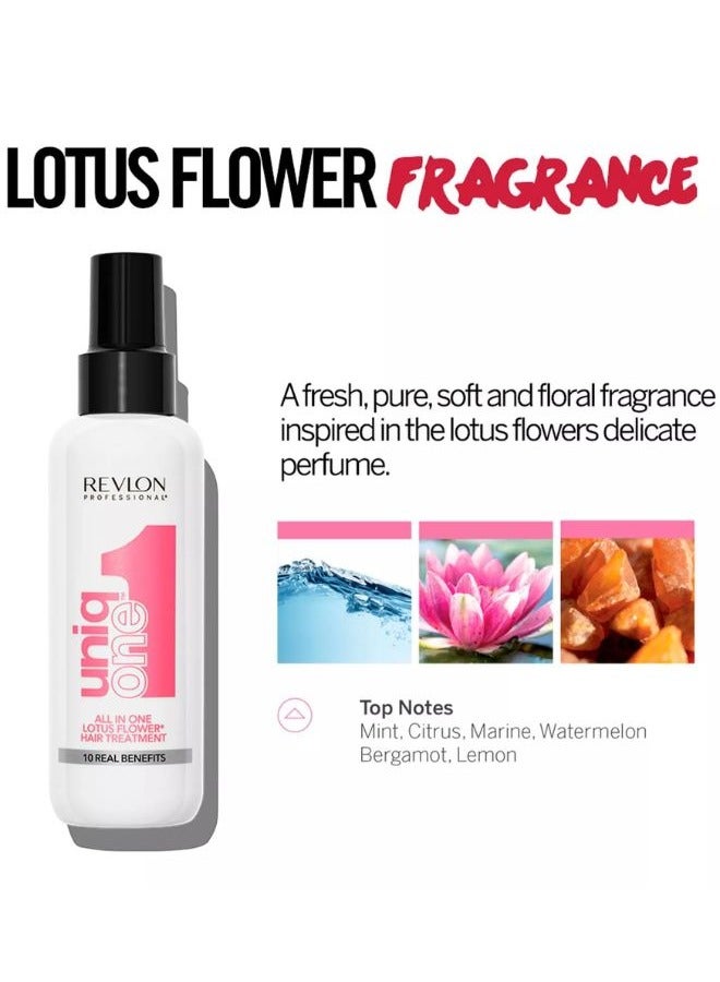 UniqOne All In One Hair Treatment Lotus Flower Fragrance 150ml, Leave-In Hair Treatment