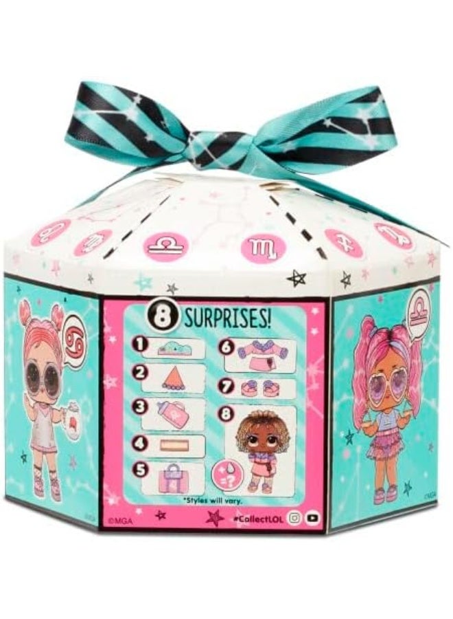 L.O.L. Surprise! Present Series 2 Glitter Shimmer Star Sign Themed 8 Surprises, Accessories, Dolls