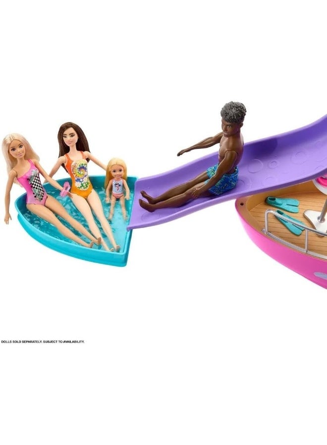 Barbie Dream Boat Playset with Pool, Slide and 20+ Accessories