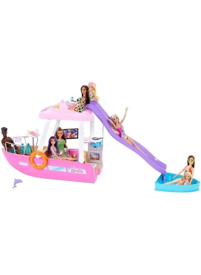 Barbie Dream Boat Playset with Pool, Slide and 20+ Accessories