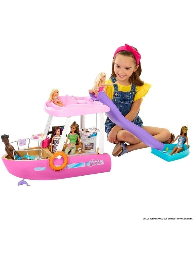 Barbie Dream Boat Playset with Pool, Slide and 20+ Accessories