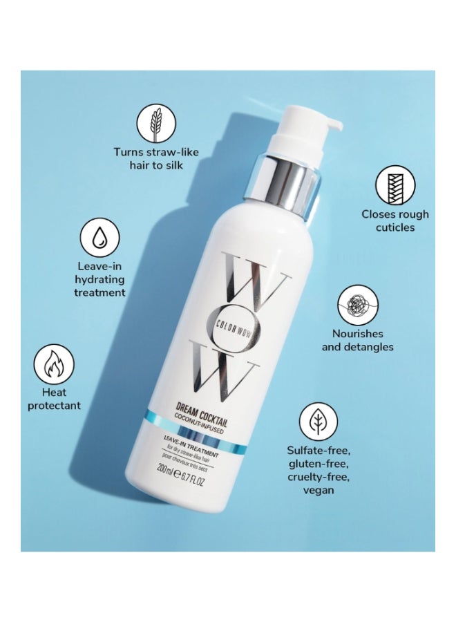 Dream Cocktail Coconut-Infused Leave-In Conditioner – No-Frizz Formula for Silky Hair