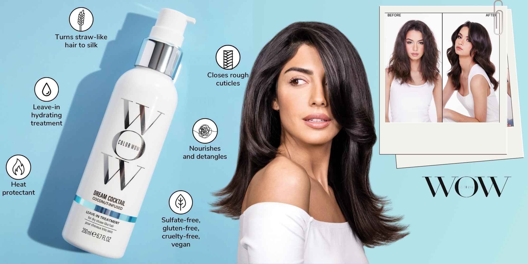 Dream Cocktail Coconut-Infused Leave-In Conditioner – No-Frizz Formula for Silky Hair