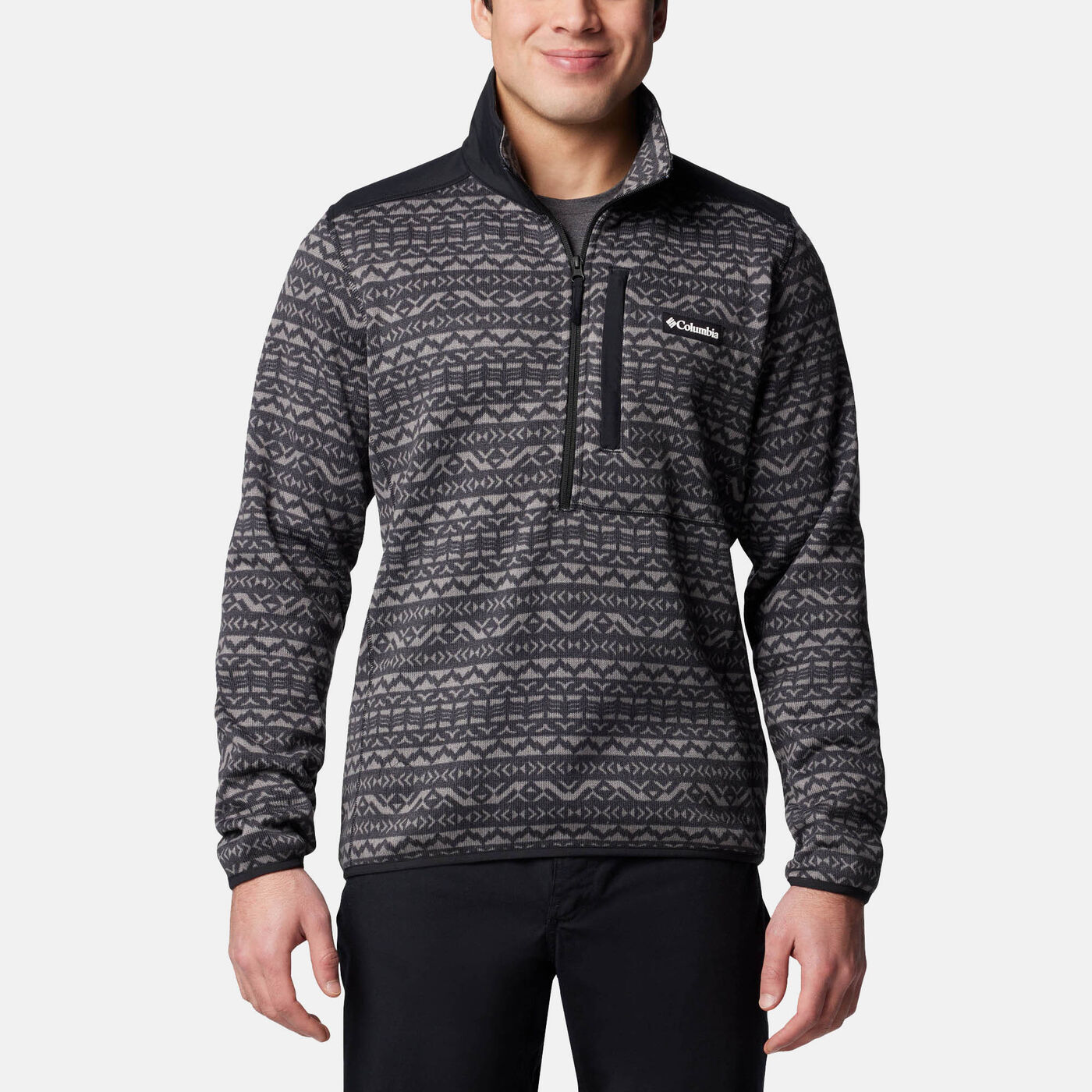 Men's Sweater Weather III Printed Fleece 1/2-Zip Top