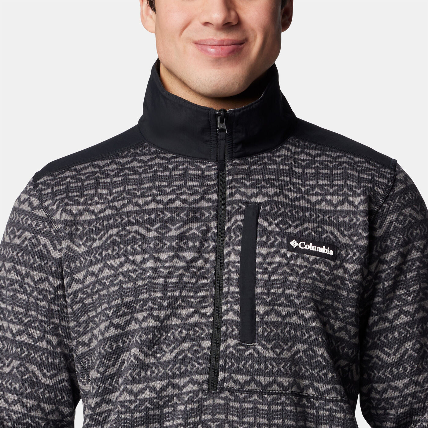 Men's Sweater Weather III Printed Fleece 1/2-Zip Top