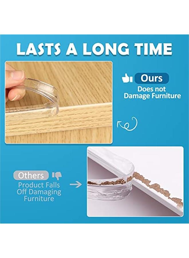 Baby Proofing, Tables Corner Guards Baby Child Safety, 20ft(6m) Soft Bumper Strip Furniture Clear Toddler Edge Corner Protectors, Desk Edge Cushion