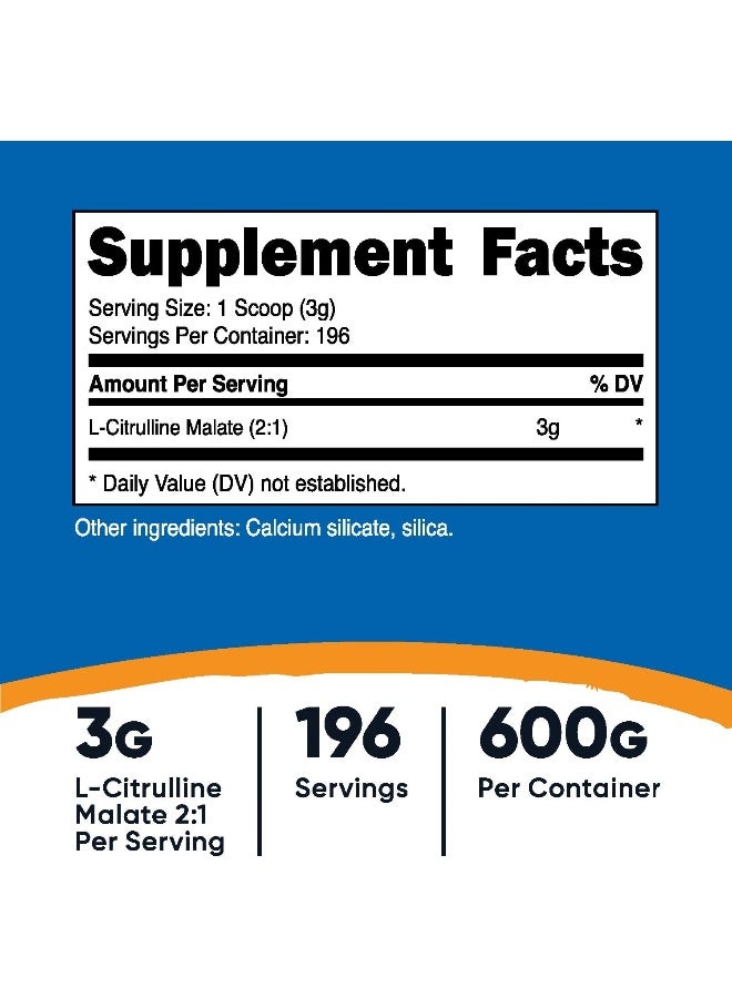 L-Citrulline Malate Powder 600 Grams