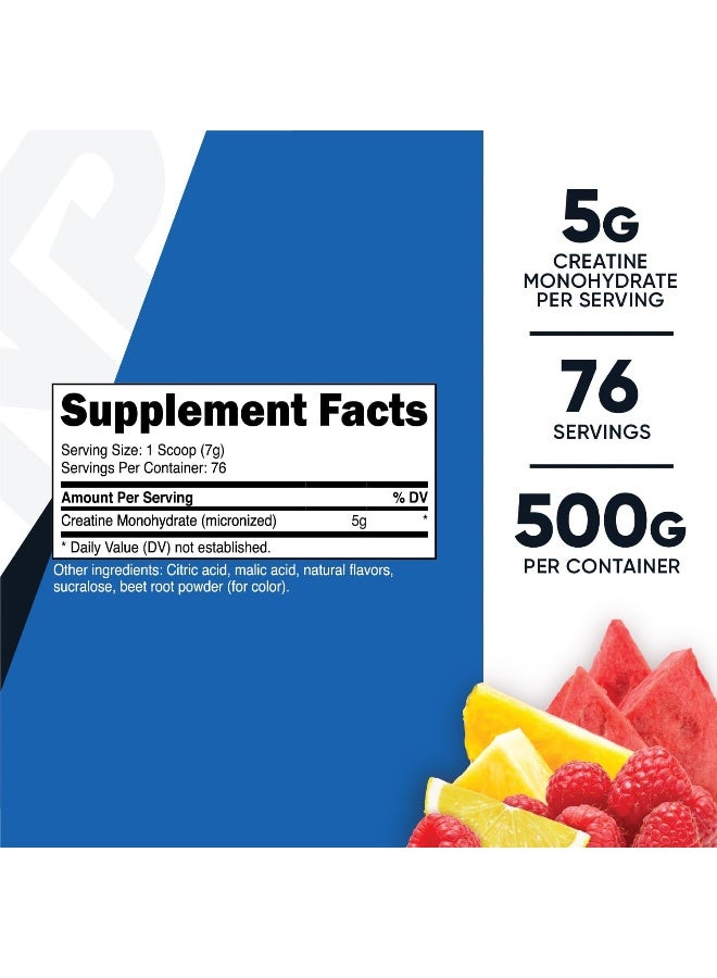 Creatine Monohydrate 500 Gram Fruit Punch