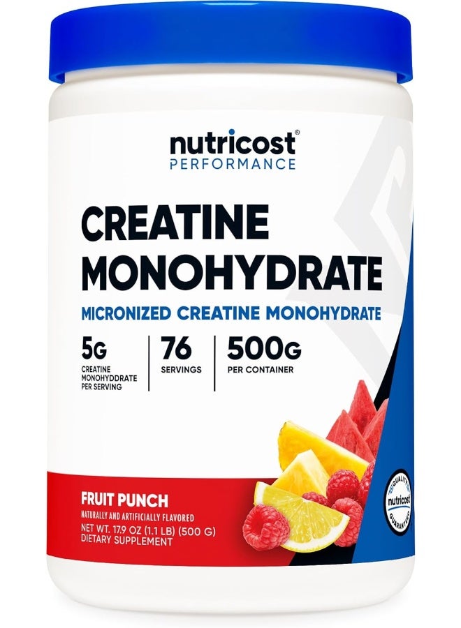 Creatine Monohydrate 500 Gram Fruit Punch