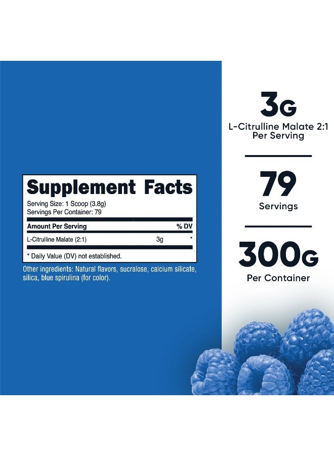 L-Citrulline Malate 2:1 300 Gram Blue Raspberry