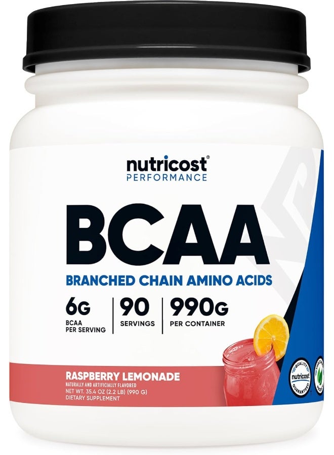 Bcaa Powder- 2:1:1 Raspberry Lemonade 90 Servings