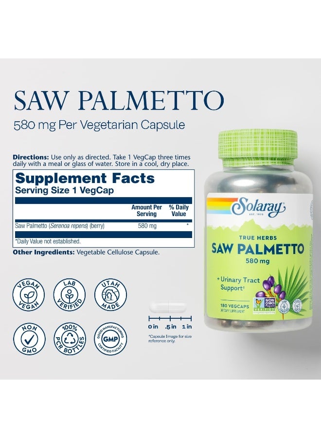 Saw Palmetto Whole Berry 180 Veg Caps