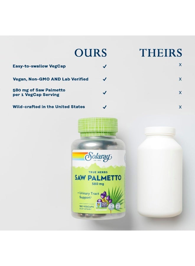 Saw Palmetto Whole Berry 180 Veg Caps