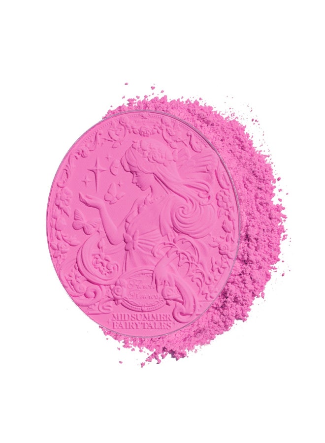 Midsummer Fairytales Velvet Embossed Blush Long-Lasting Lightweight & Buildable Powder Blush-02 Dreaming Butterfly