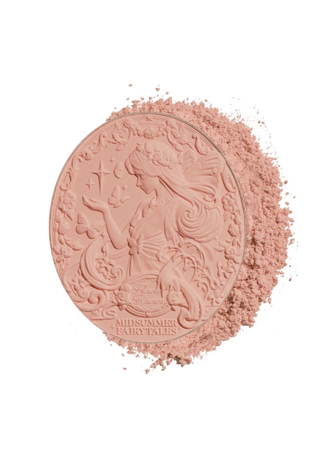 Midsummer Fairytales Velvet Embossed Blush Long-Lasting Lightweight & Buildable Powder Blush-05 Valley Lily