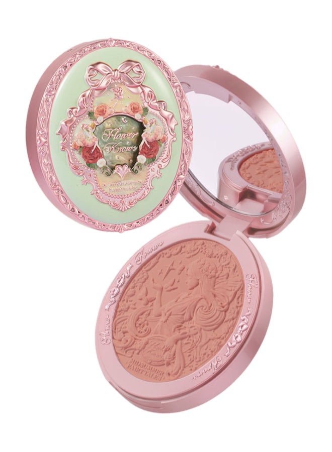 Midsummer Fairytales Velvet Embossed Blush Long-Lasting Lightweight & Buildable Powder Blush-05 Valley Lily