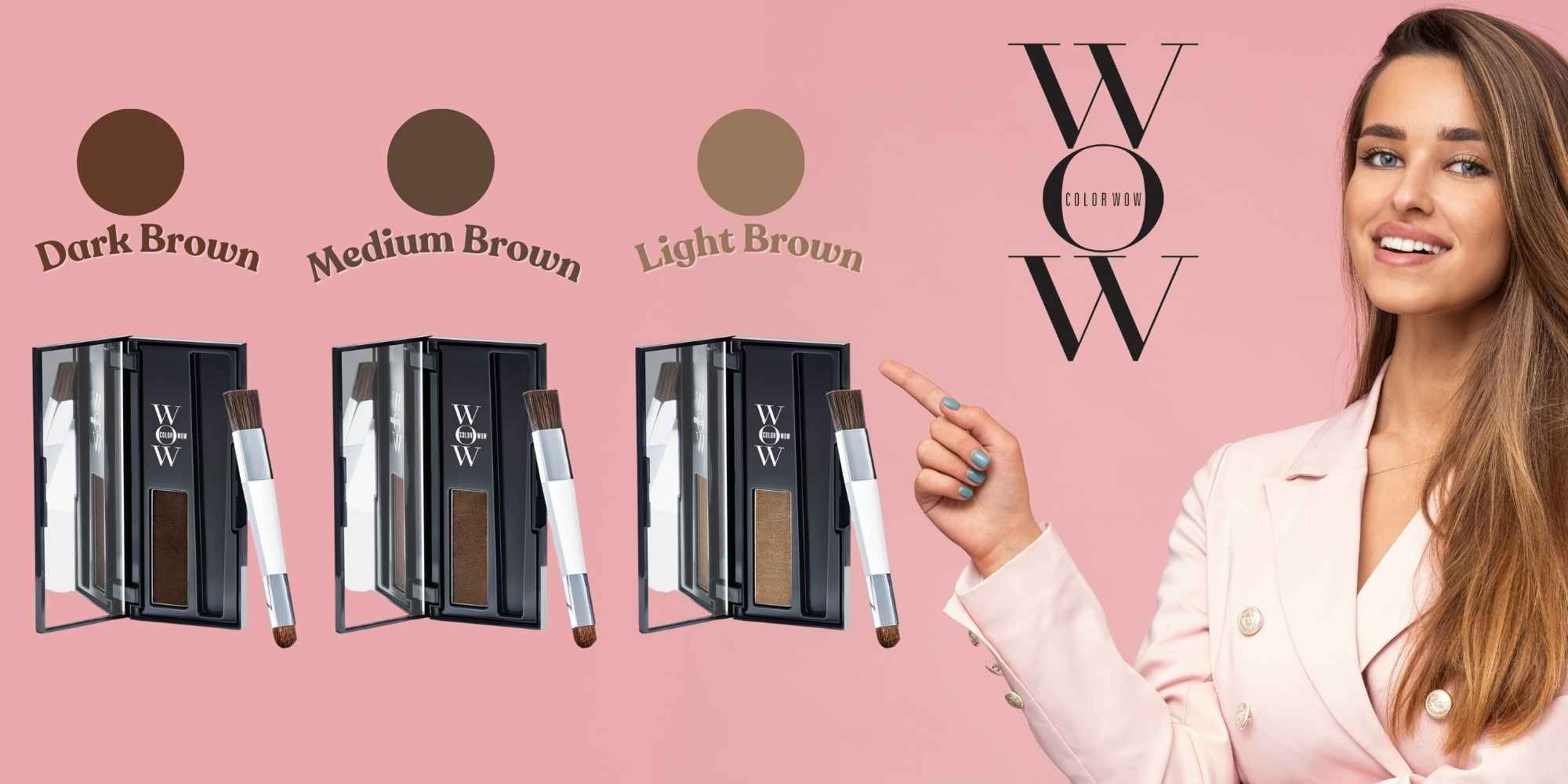 Root Cover Up, Light Brown, 2.1g – Root Concealer for Gray Hair with Natural Finish