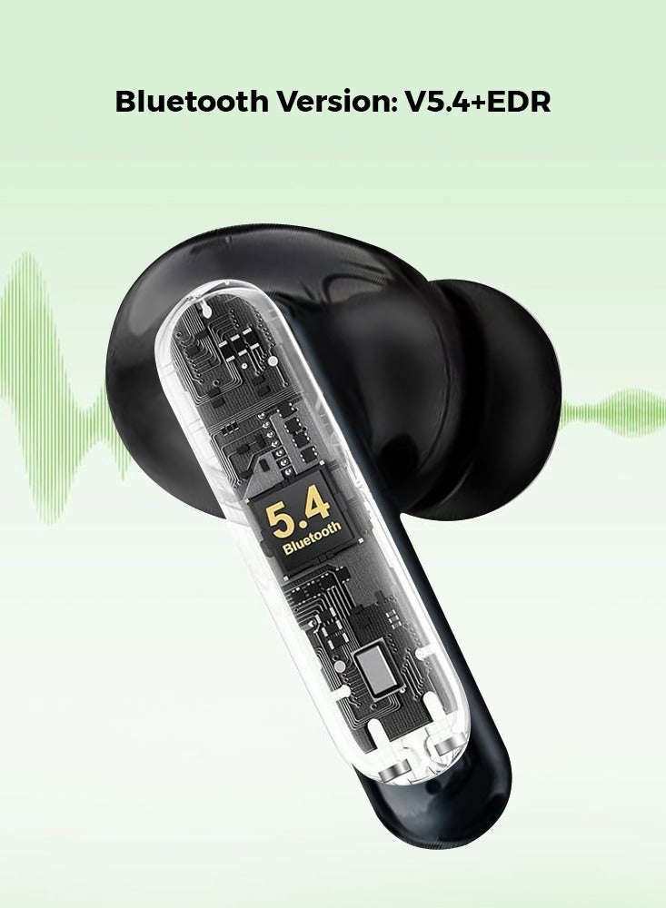 Trands Dual Noise Cancellation Wireless Earbuds
