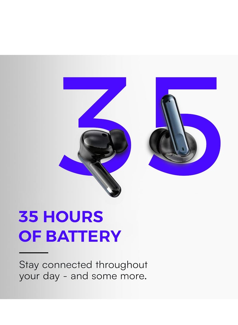 Trands Dual Noise Cancellation Wireless Earbuds