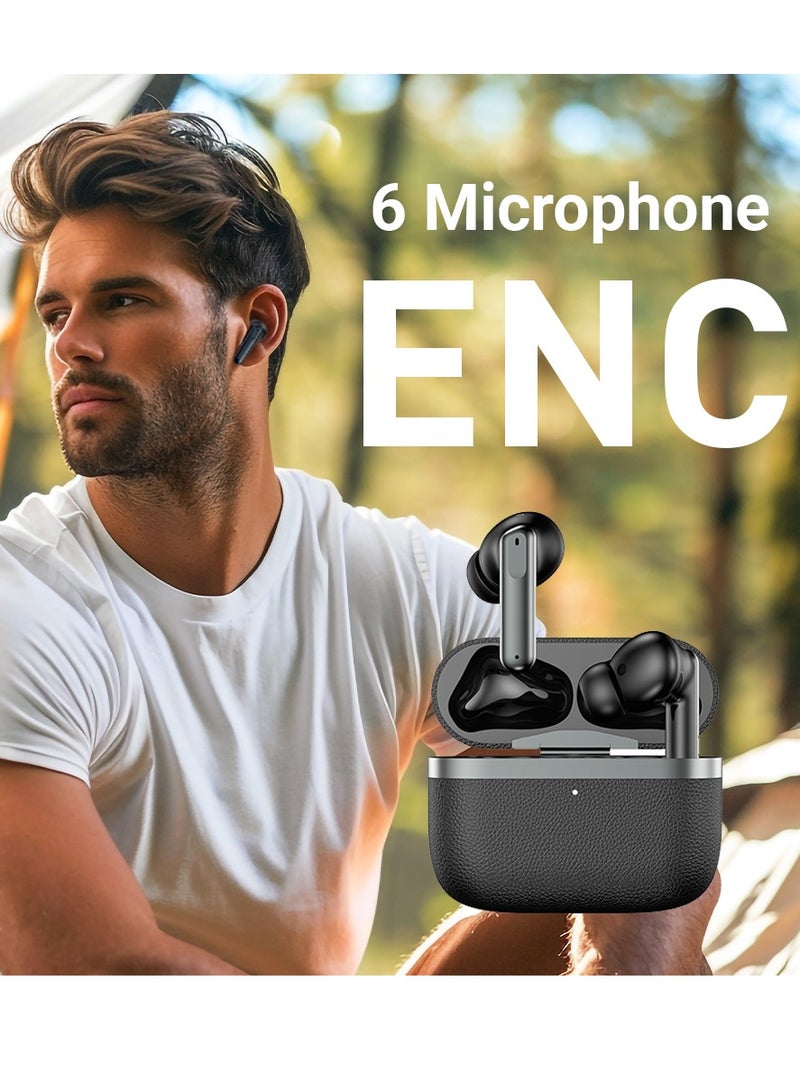 Trands Dual Noise Cancellation Wireless Earbuds
