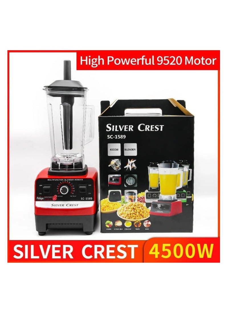 Silver-Crest Professional Blender 2 In 1 4500W High Power Blenders