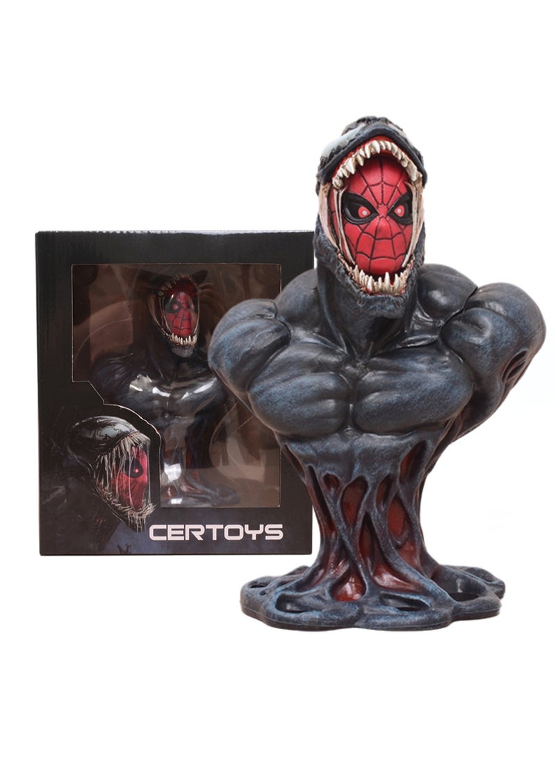 Alien Creature Venom Anime Surrounding Venom Bust Boxed Figure Model