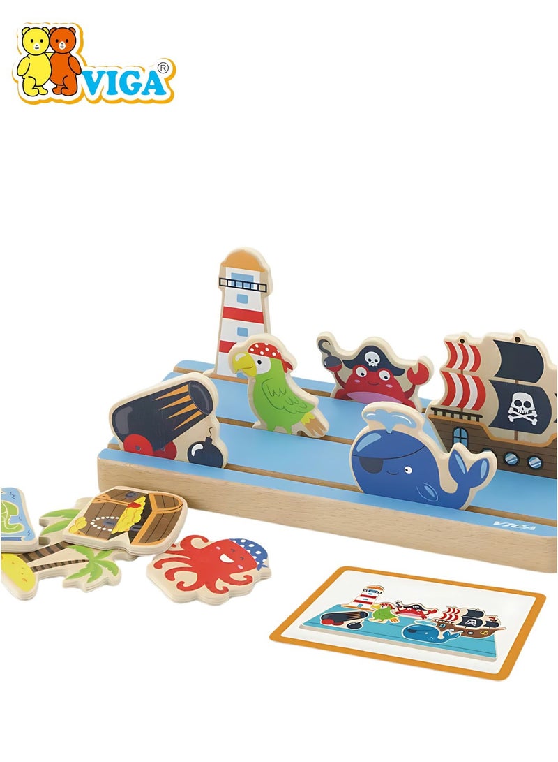 Wooden Learning Space and Distance for the age of 3+