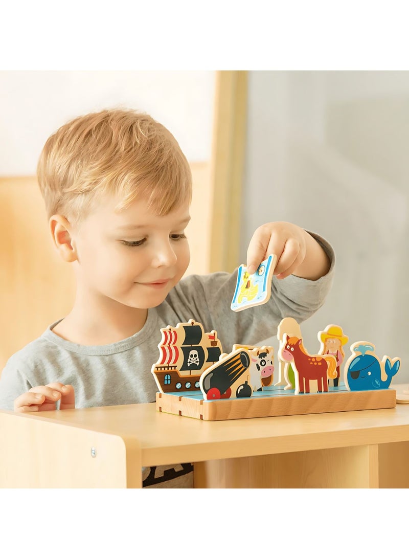 Wooden Learning Space and Distance for the age of 3+