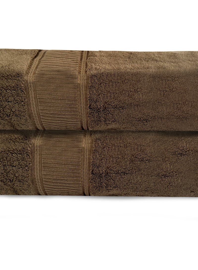 DUKE Firenze Eco-Friendly Luxurious Cotton Bath Towels (Pack of 2) 75X150 cm Ultra Soft Bath Towels Quick Dry, Absorbent, Durable & Washable Towels Easy To Care 100% Cotton Bath Towels