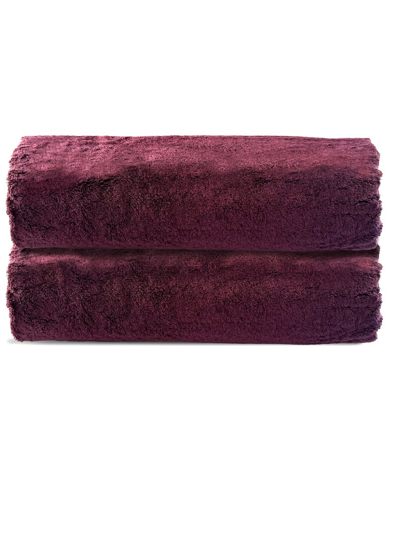 DUKE Firenze Eco-Friendly Luxurious Cotton Bath Towels (Pack of 2) 75X150 cm Ultra Soft Bath Towels Quick Dry, Absorbent, Durable & Washable Towels Easy To Care 100% Cotton Bath Towels