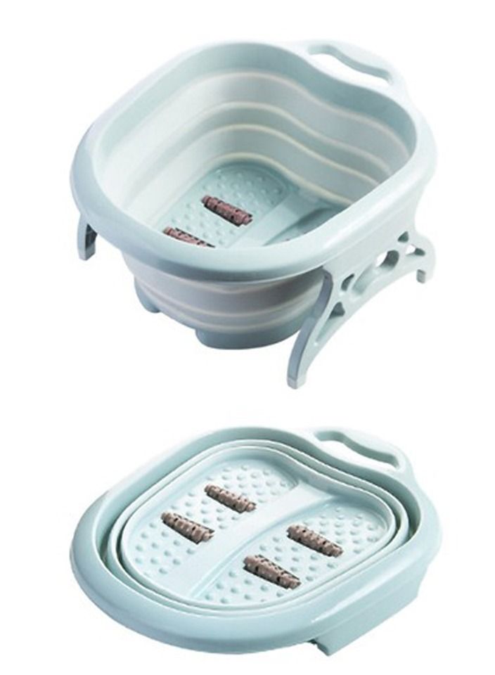 Foot Bath Massage Bucket Collapsible Foot Bath Plain Foam Massage Barrel Foot Bathtub Large Plus Foot Bath Barrel Decompression for