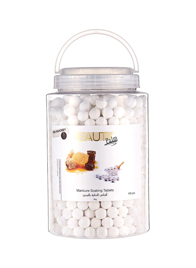 Manicure Soaking Tablets - Milk And Honey White 3kg