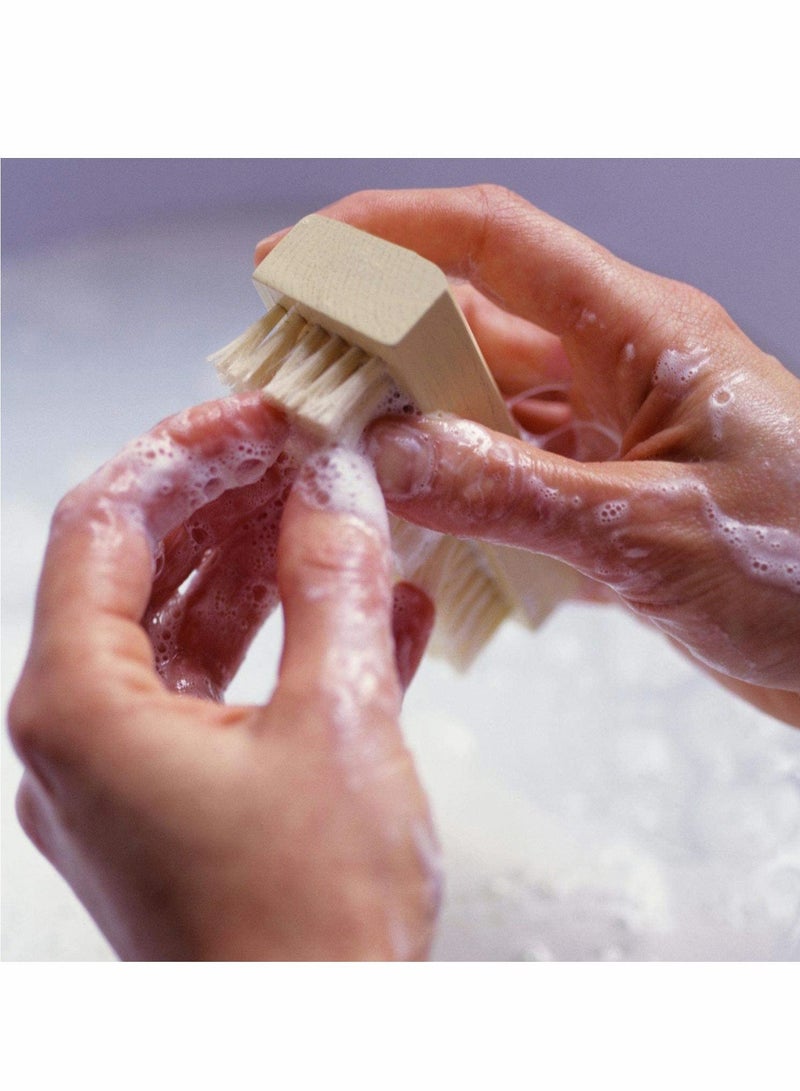 4 PCS Nail Scrub Brush Wooden Non-Slip Hand for Cleaning Fingernail Toe