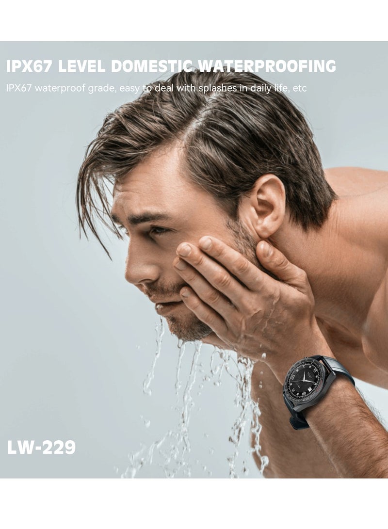 Lenyes LW-229 Smart Watch with Bluetooth Calling Function,1.39 inch high-definition touch screen, Memory 128M , suitable for iPhone/Android, IPX67 WATERPROOF