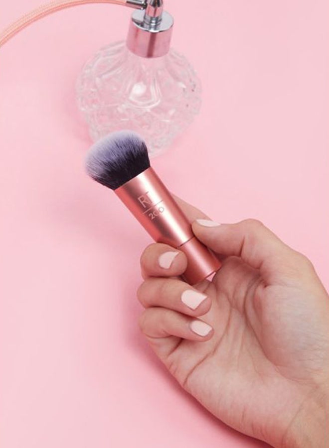 Mini Expert Face Brush Peach/Black/Grey