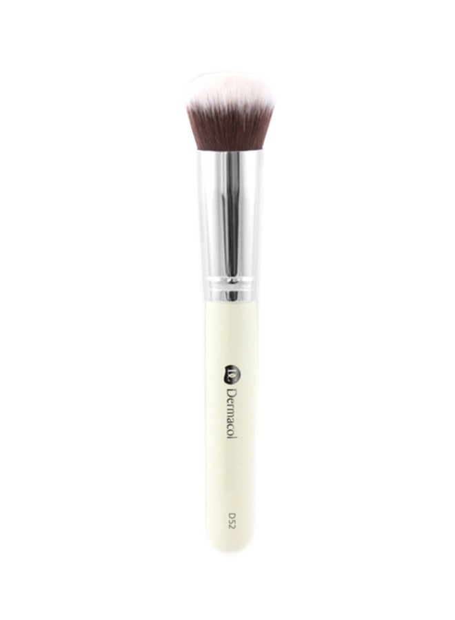 D52 Foundation And Powder Brush White/Brown/Silver