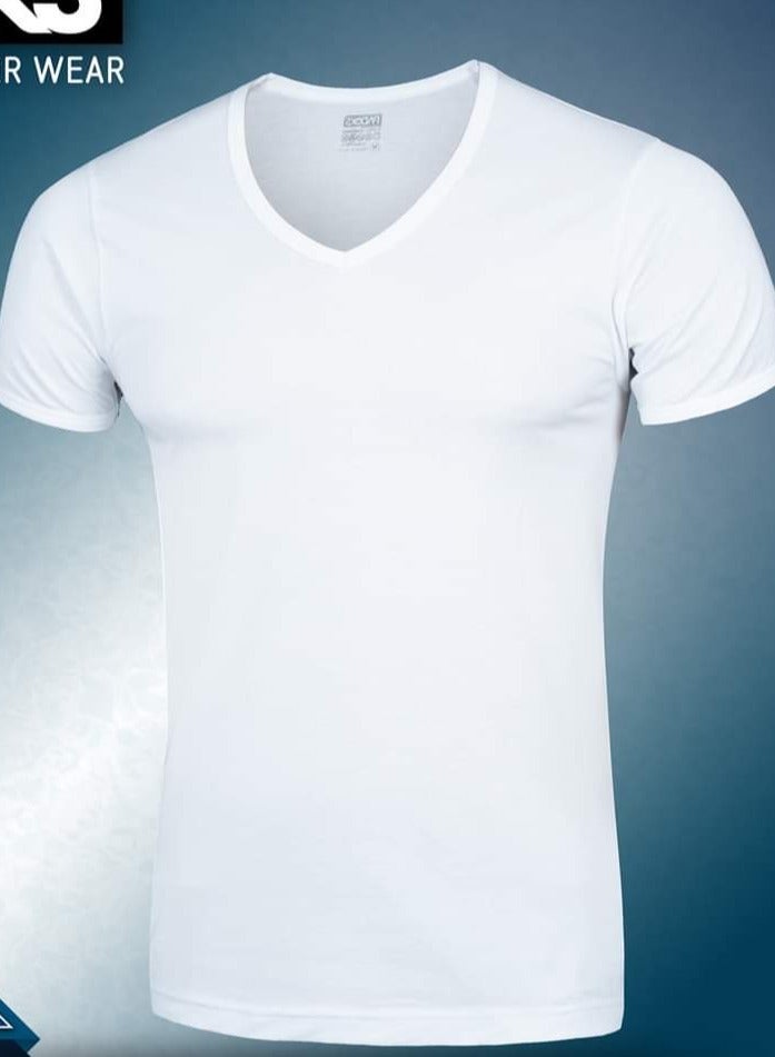 Set of 6 pieces Men's V-neck half sleeve cotton undershirt