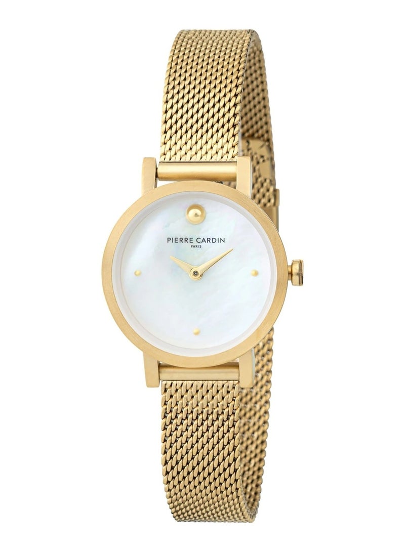 Pierre Cardin Stainless Steel Analog Women's Watch With Gold CCM.0523