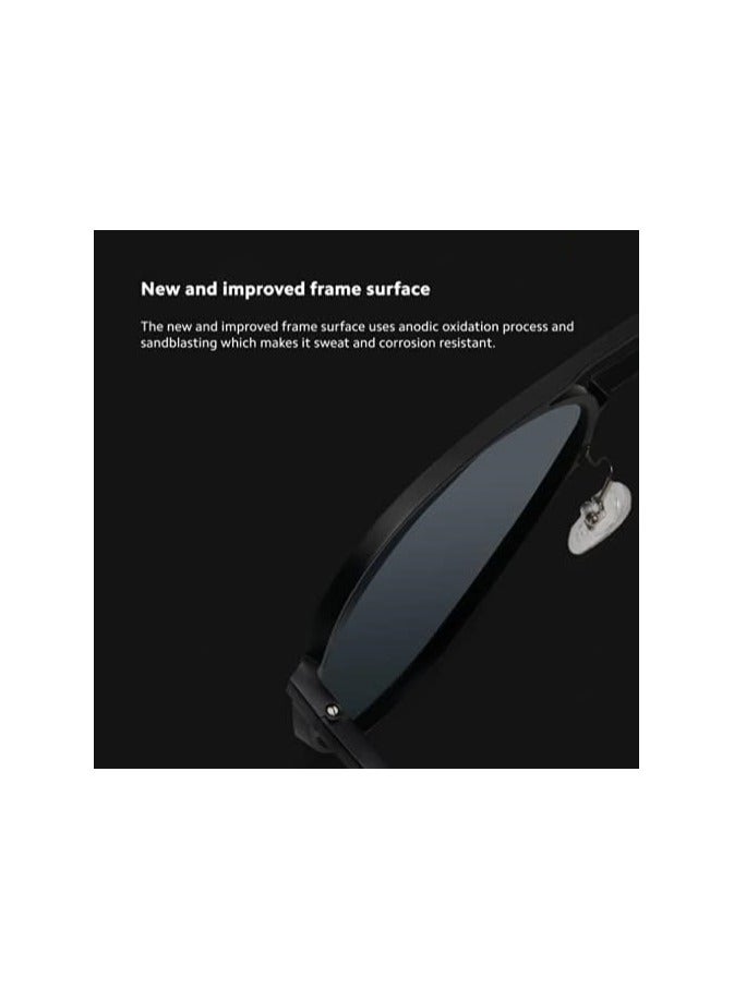 Mi Polarized Navigator Sunglasses: Stylish Navigator Frame with Advanced Polarized Lenses, UV Protection, and Comfortable Fit for Outdoor Activities and Everyday Use