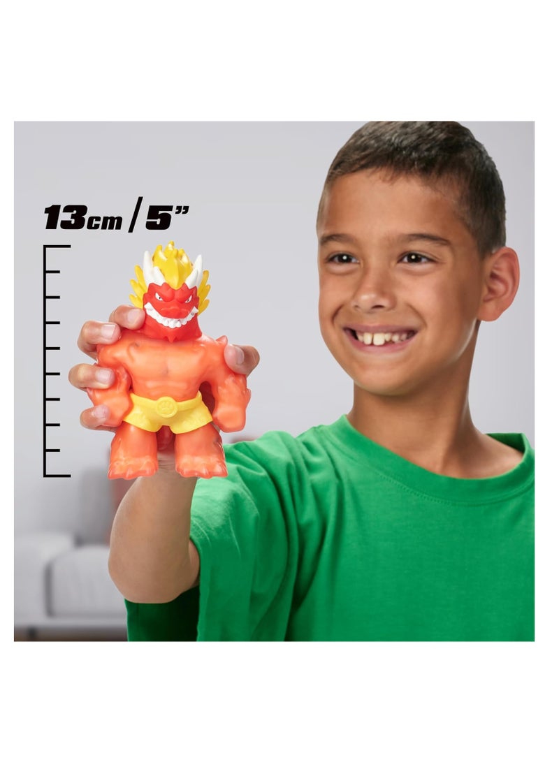 Hero Creator Blazagon | Customizable Action Figure | Includes 3 Unique Goo Fillings (Bones, Marbles, Goo), Stretchable Up to 20 Inches, Special Creator Chamber | Unisex | Ages 4+
