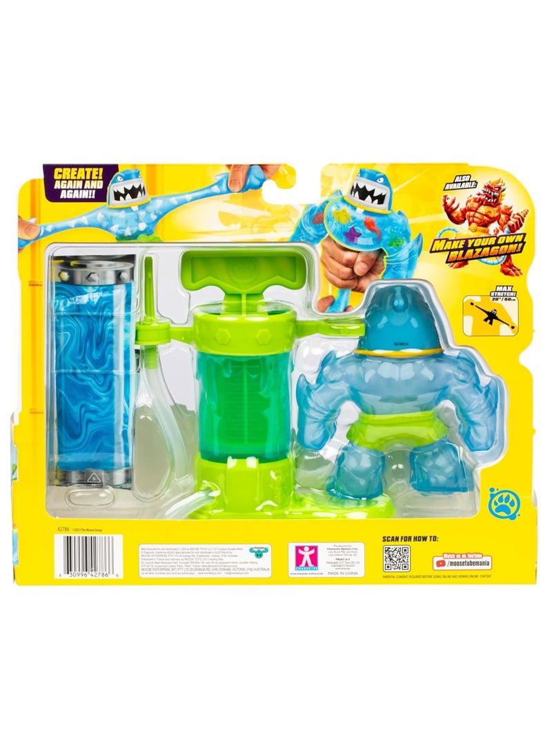 Hero Creator Thrash | Customizable Action Figure | Includes 3 Unique Fillings (Bones, Marbles, Goo), Stretchable Up to 20 Inches, Special Creator Chamber | Unisex | Ages 4+