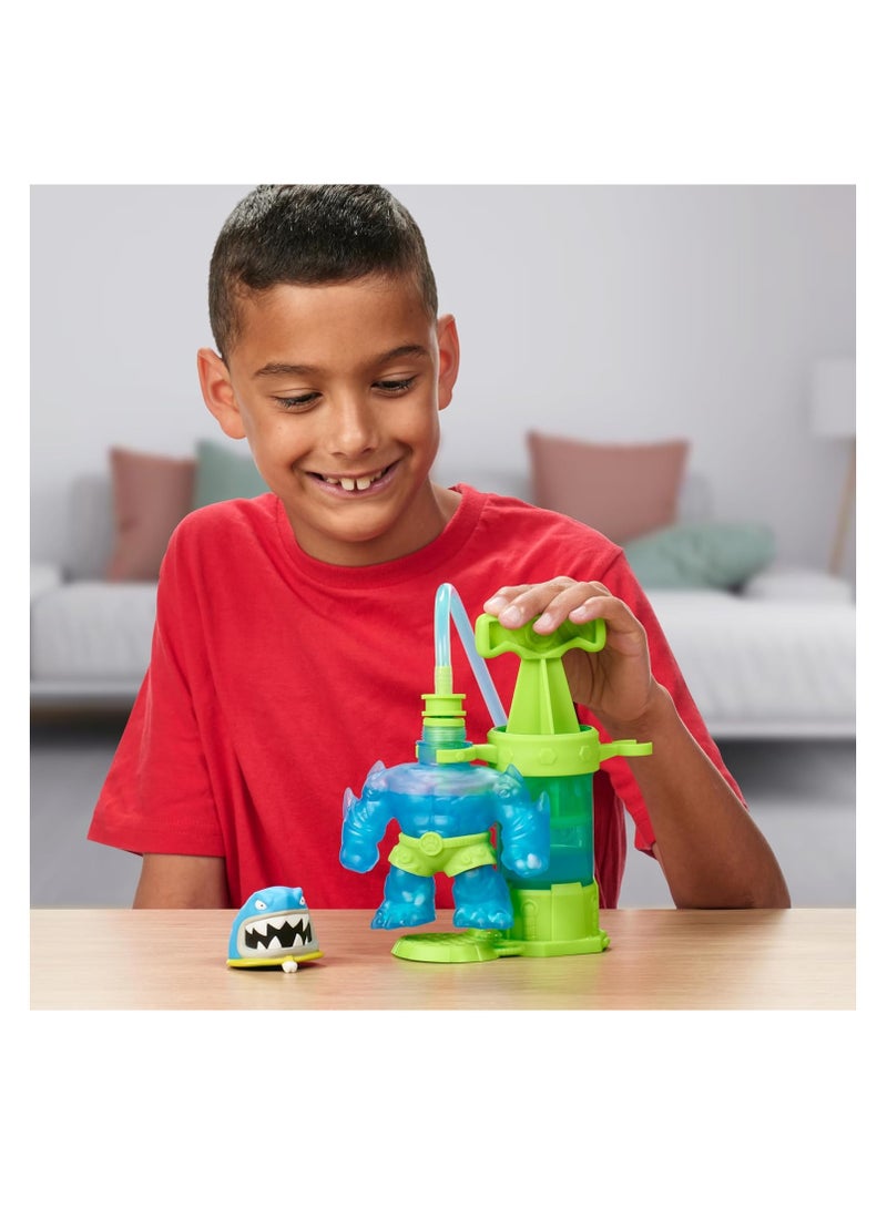 Hero Creator Thrash | Customizable Action Figure | Includes 3 Unique Fillings (Bones, Marbles, Goo), Stretchable Up to 20 Inches, Special Creator Chamber | Unisex | Ages 4+