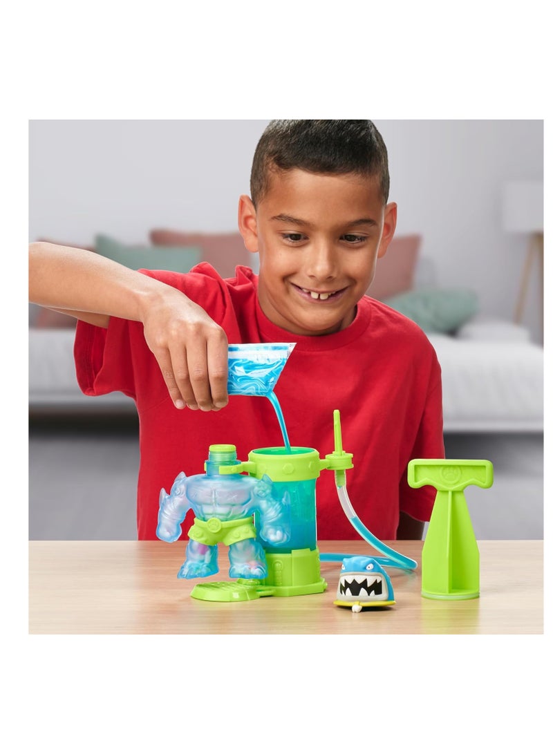 Hero Creator Thrash | Customizable Action Figure | Includes 3 Unique Fillings (Bones, Marbles, Goo), Stretchable Up to 20 Inches, Special Creator Chamber | Unisex | Ages 4+