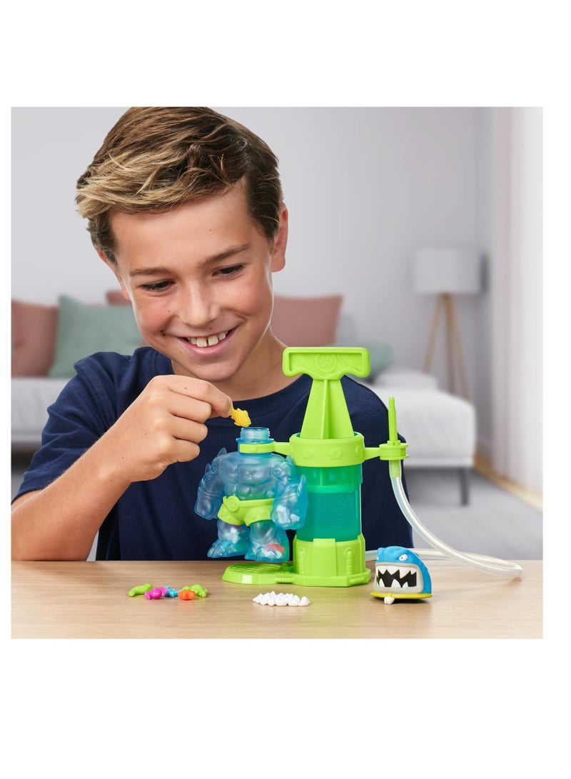 Hero Creator Thrash | Customizable Action Figure | Includes 3 Unique Fillings (Bones, Marbles, Goo), Stretchable Up to 20 Inches, Special Creator Chamber | Unisex | Ages 4+
