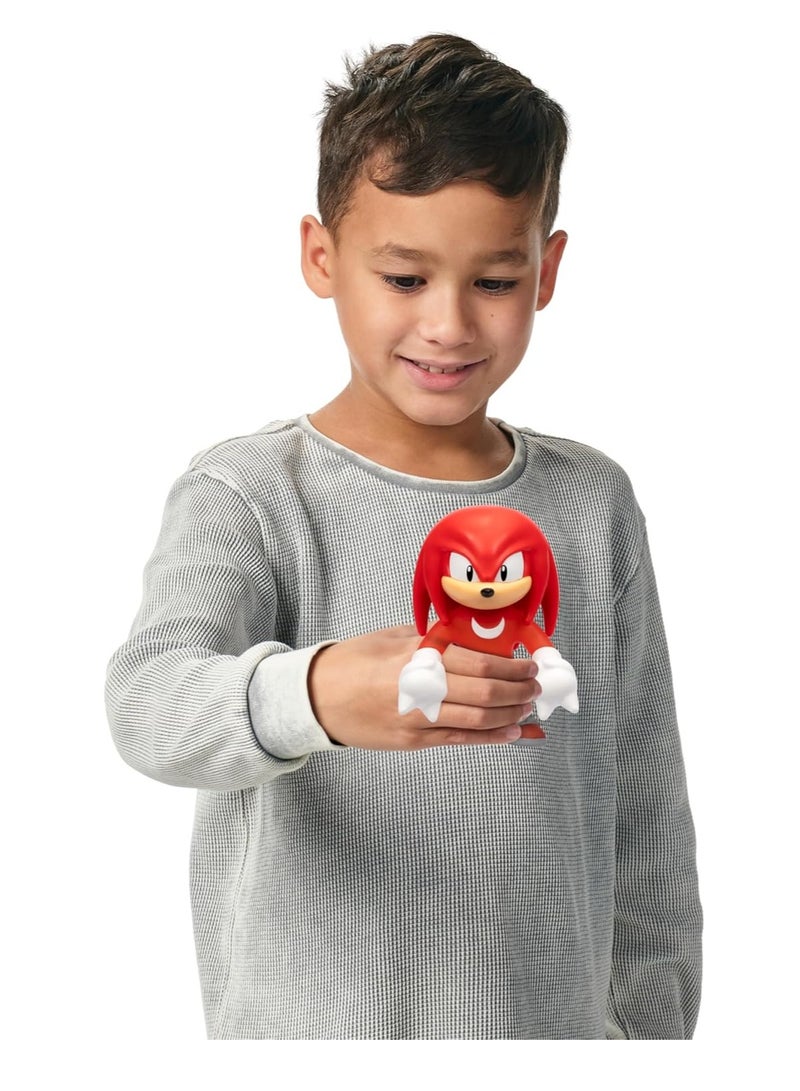 Sonic the Hedgehog | Glow Surge Speed Surge Sonic | Gooey Stretchable Figure | Glow-in-the-Dark, Stretchable, Returns to Original Shape | Unisex | Ages 4 and Up