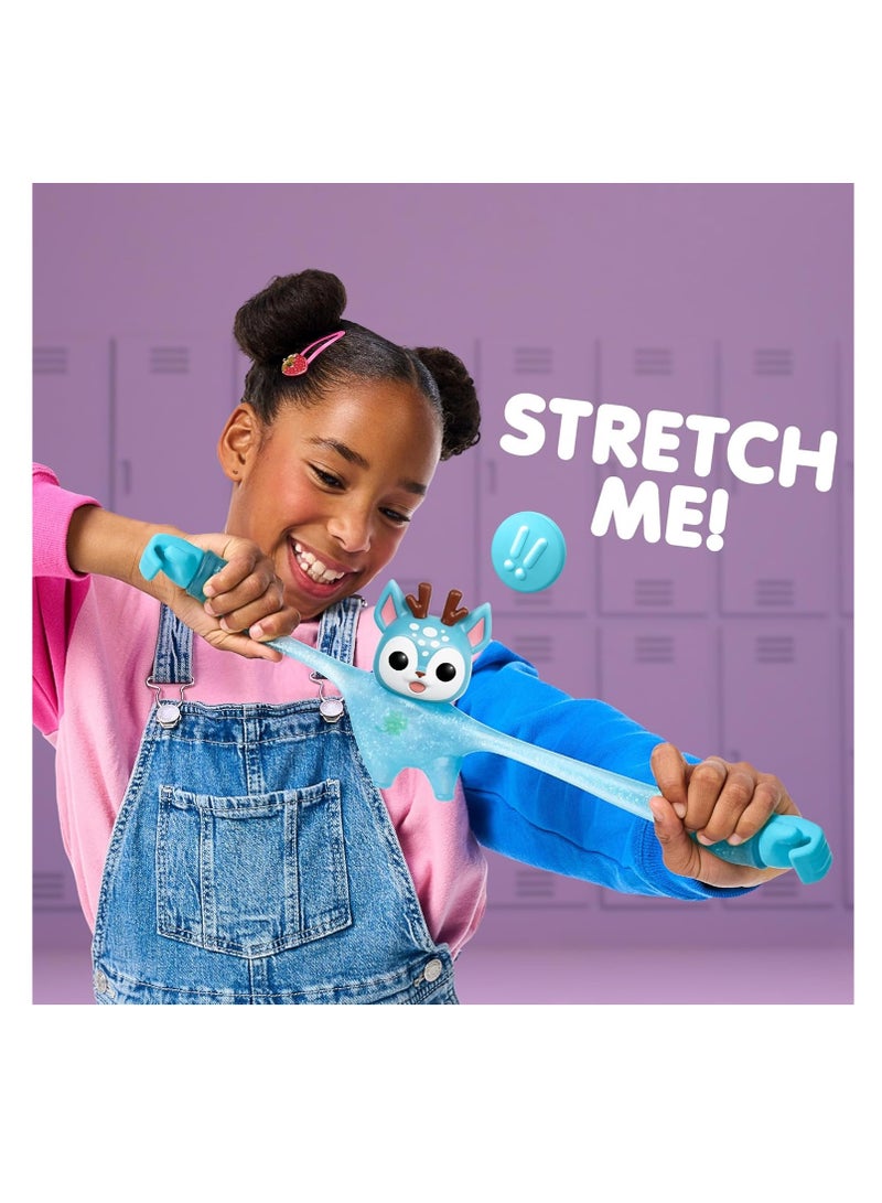 Hug n' Hang Zoogooz - Duroo Deer. an Interactive Electronic Squishy Stretchy Toy Pet with 70+ Sounds & Reactions. Stretch, Squish & Link Their Hands. Display Them & Hang Them Around